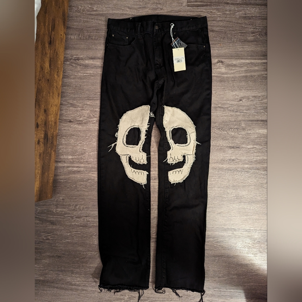 MNML D181 skull denim jeans